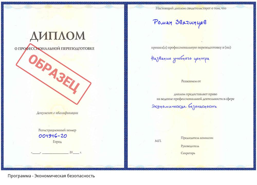 Экономическая безопасность Воткинск